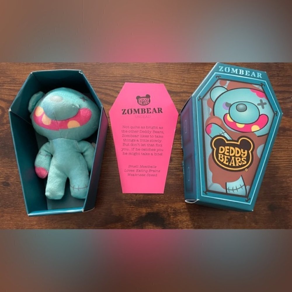 Deddy Bears Zombear 5" Plush in Coffin BNIB - Picture 4 of 7